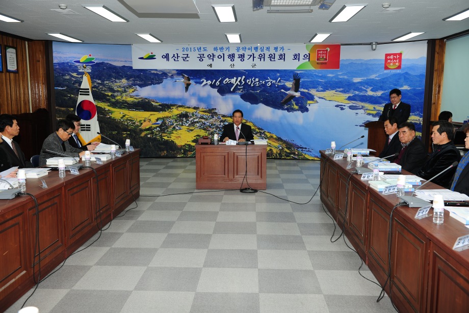 2015년도 하반기공약이행실적 평가 전체회의(1차) 이미지