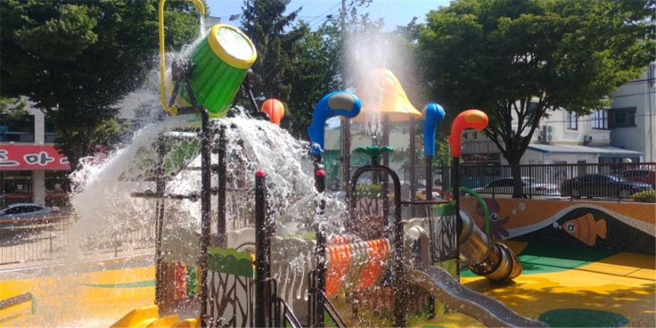 예산읍 산성리 어린이공원내 여름철 물놀이터 관련 보도 자료 이미지