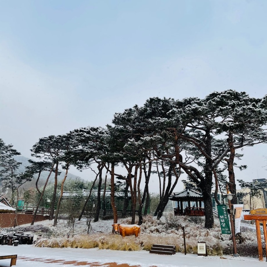 내포보부상촌의 겨울 이미지