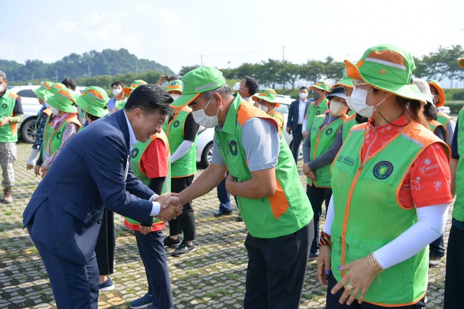 예산군 자율방재단 영농작업장 예찰활동 이미지