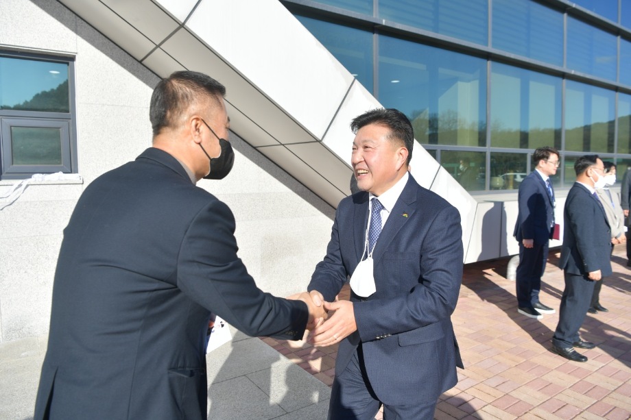 충남 건설본부 현판제막식 이미지