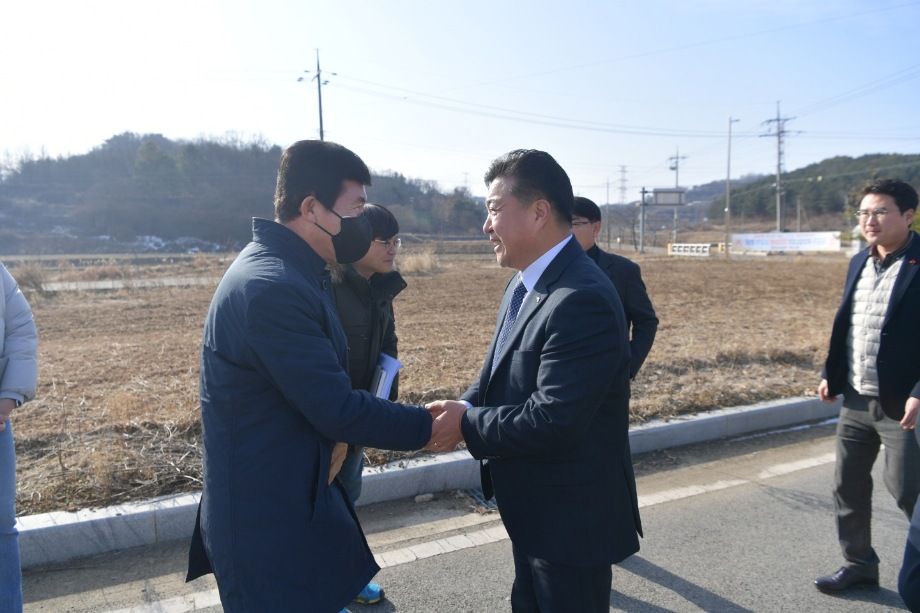 봉산고도지구 미니복합단지 현장 방문 이미지