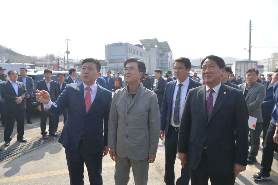 예산전통시장 오픈스페이스 재개장 현장 점검 이미지