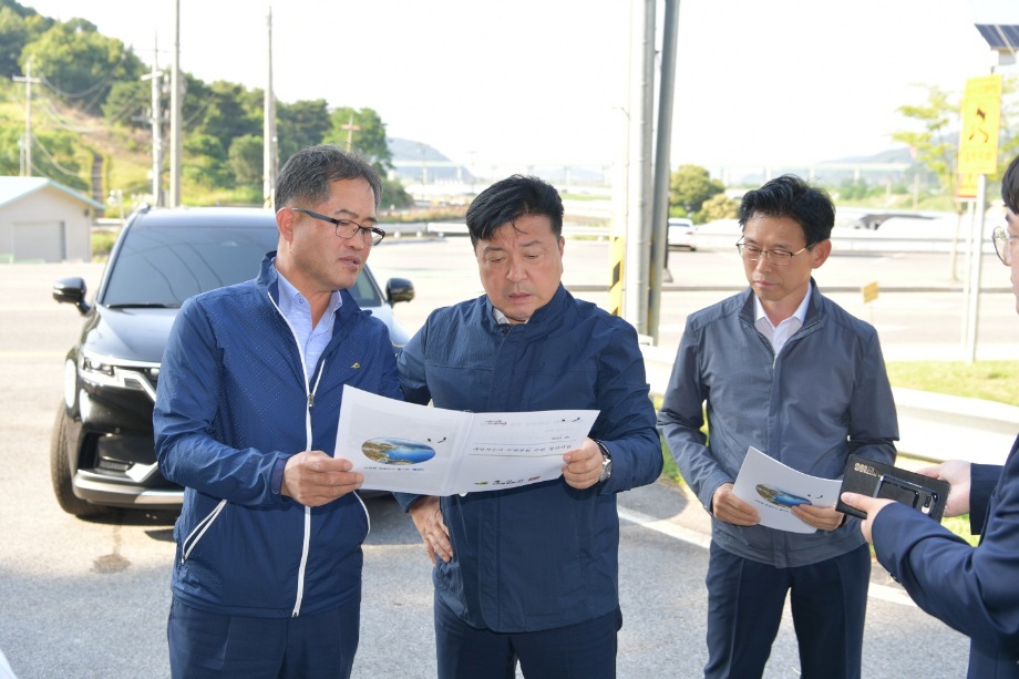 예당저수지 딴산산책로 현장 점검 이미지