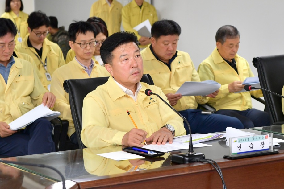 을지연습 일일상황보고 이미지