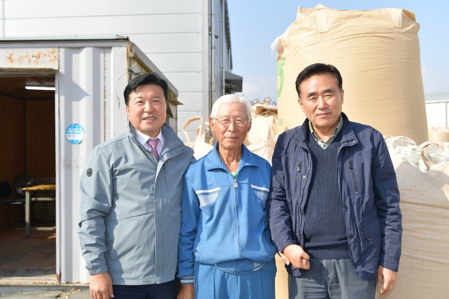 공공비축미 산물벼 수매 현장 방문 이미지