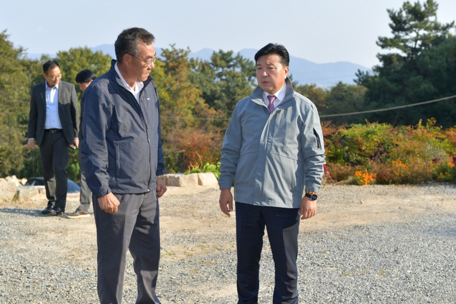 문화유산 정비사업 현장방문(화암사, 여사울성지) 이미지