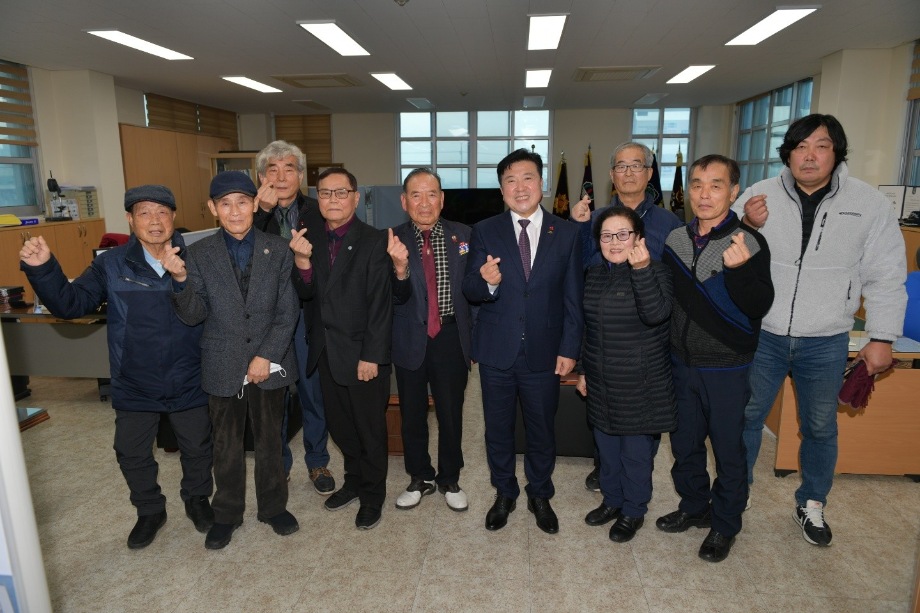 사회복지시설 신년방문 이미지